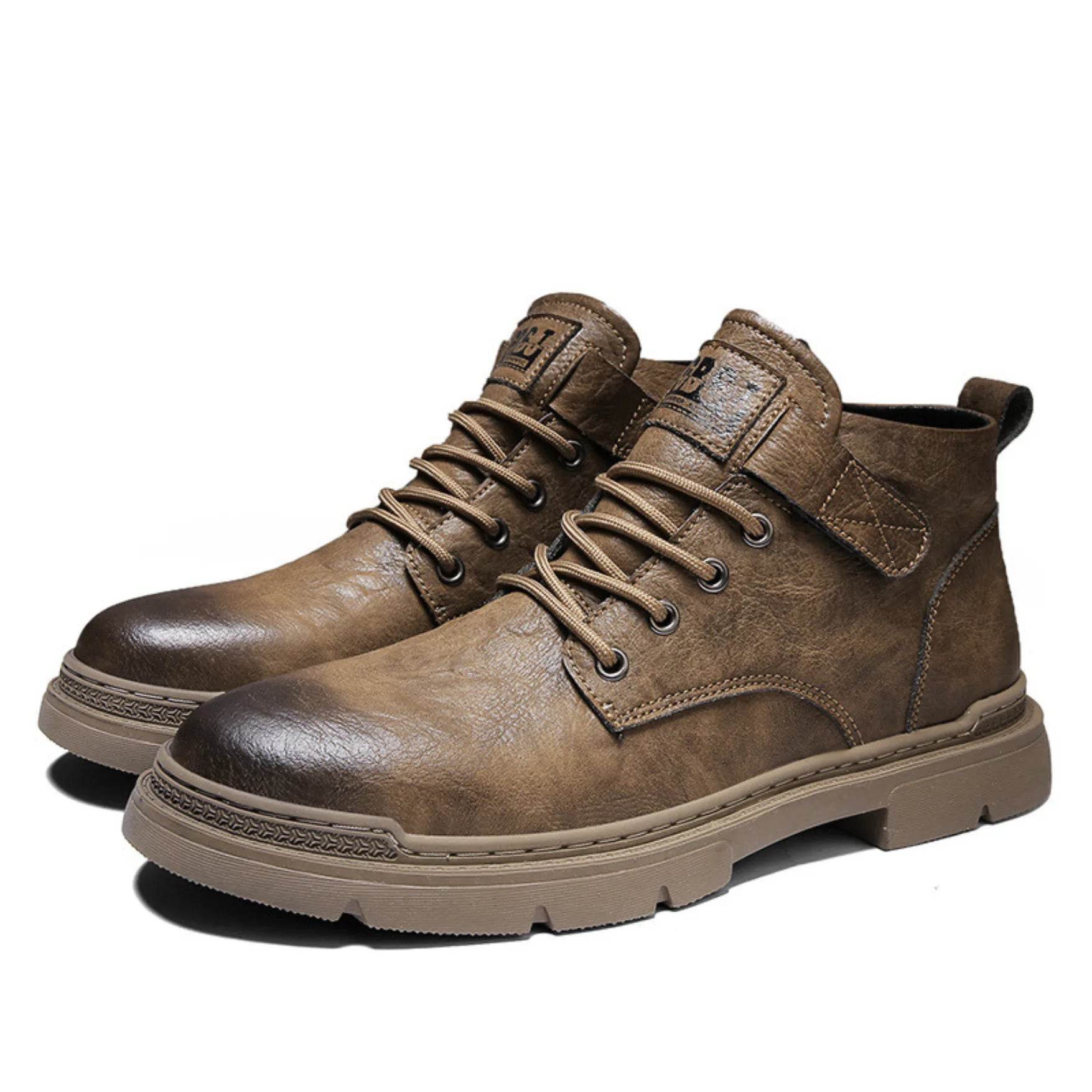 Best Men's Vintage Fashion Motorcycle Boots – Durable & Stylish - MODISH X