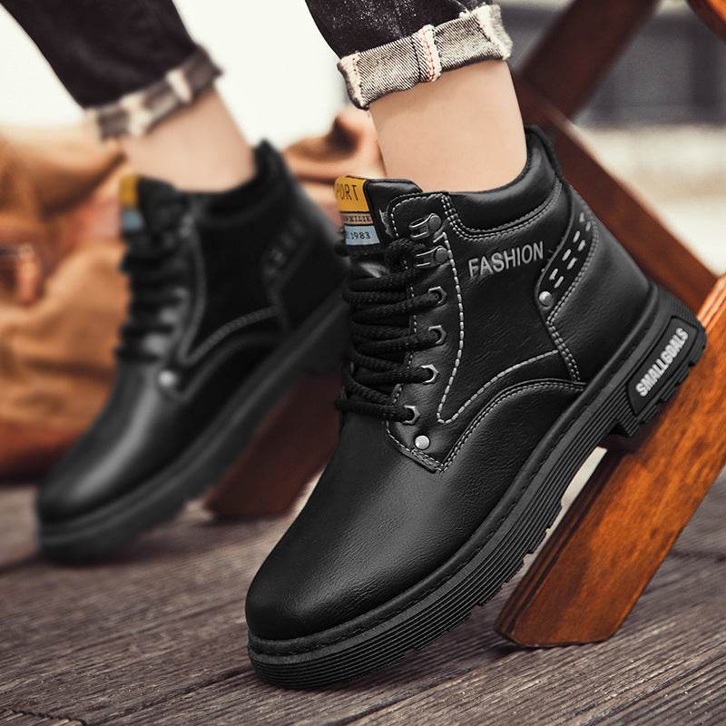 Men's Martin All-Matching Retro Style Leather Boots – Stylish & Comfortable - MODISH X