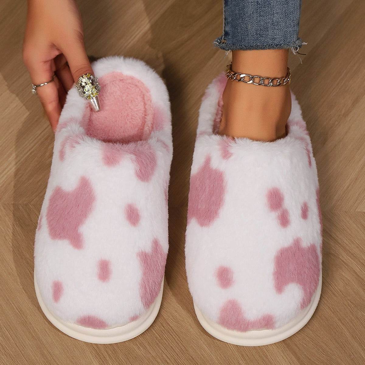 Women’s Sheepskin Slippers – Warm Non-Slip Wool Slippers for Winter - MODISH X