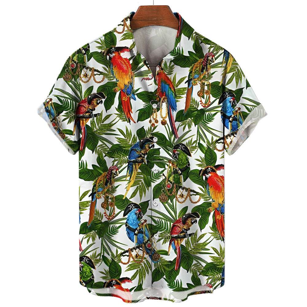 Men's Summer Printed Hawaiian Shirts – Vibrant & Trendy Styles - MODISH X