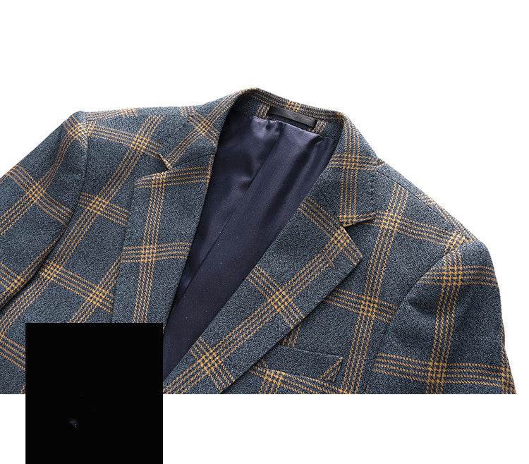 Stylish 3 Piece Suit for Men – Modish Blue Check Suit Dress - MODISH X