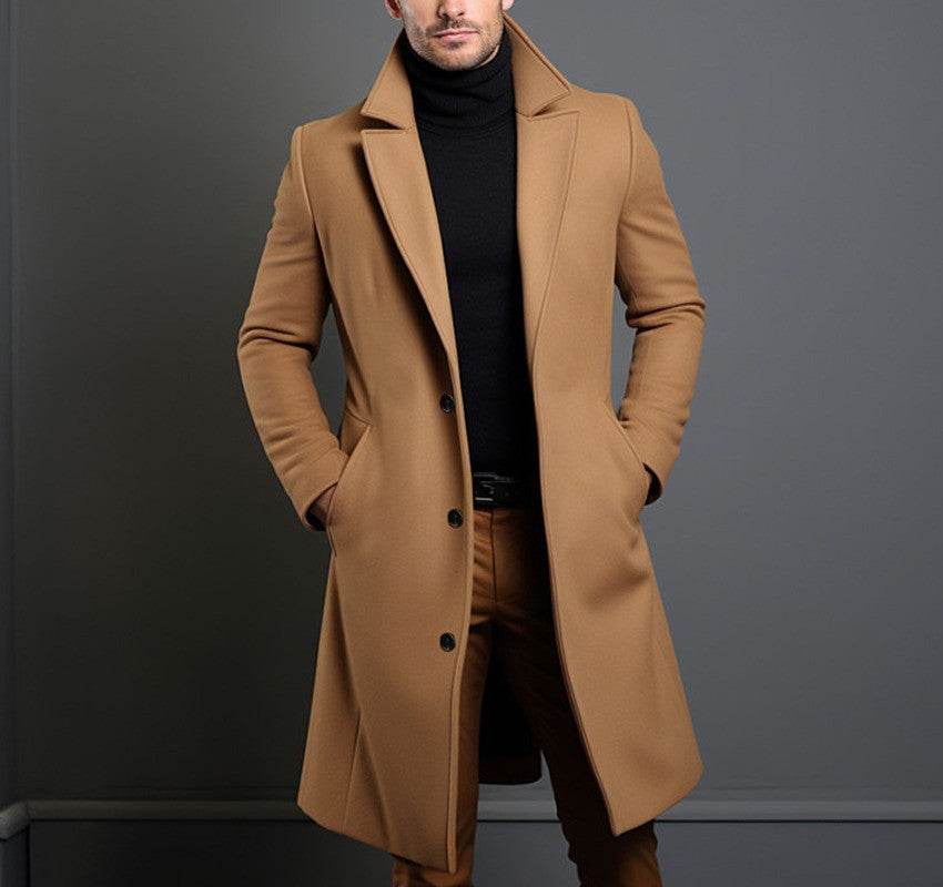 Men’s Wool Trench Coat – Timeless British Style for Every Season - MODISH X
