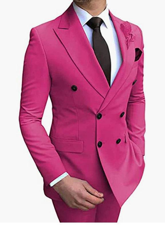 Navy Blue 2-Piece Business Suit – Modish & Slim Fit Wedding Suit - MODISH X