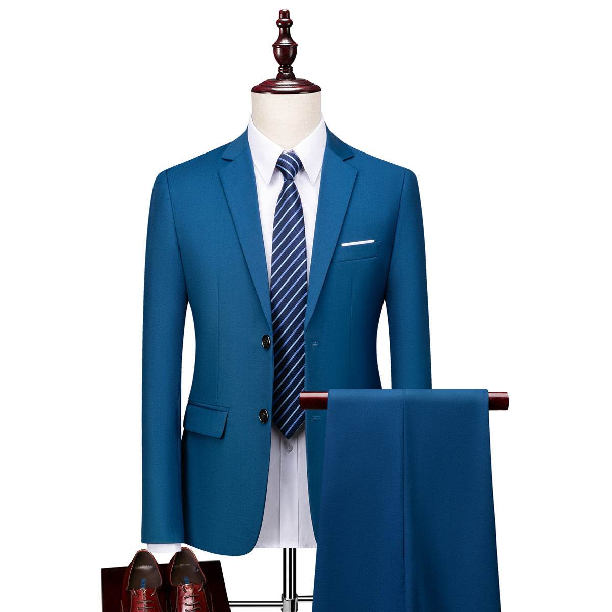Black Suit for Men – Comfortable Casual Dress Two-Piece Suit - MODISH X