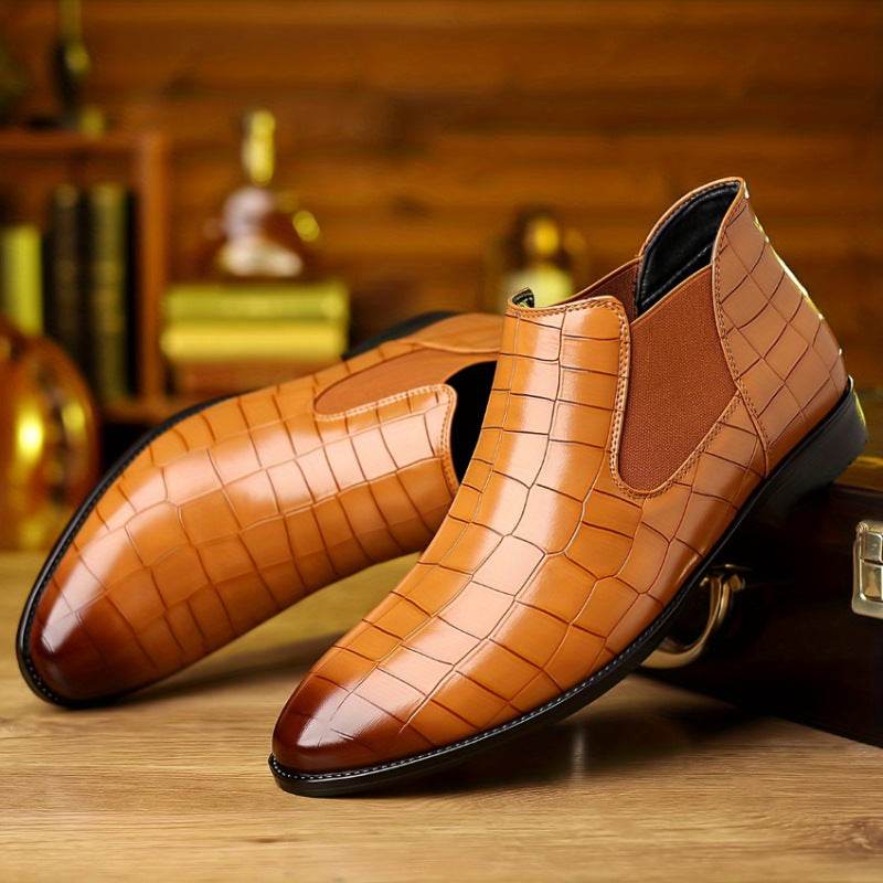 Men’s Plus Size Boots – Genuine Leather Low-Tops for All-Day Comfort - MODISH X