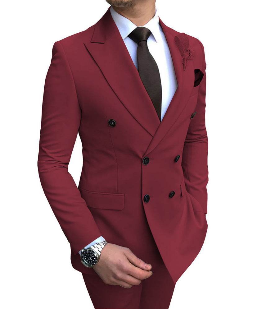 Navy Blue 2-Piece Business Suit – Modish & Slim Fit Wedding Suit - MODISH X