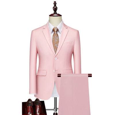 Black Suit for Men – Comfortable Casual Dress Two-Piece Suit - MODISH X