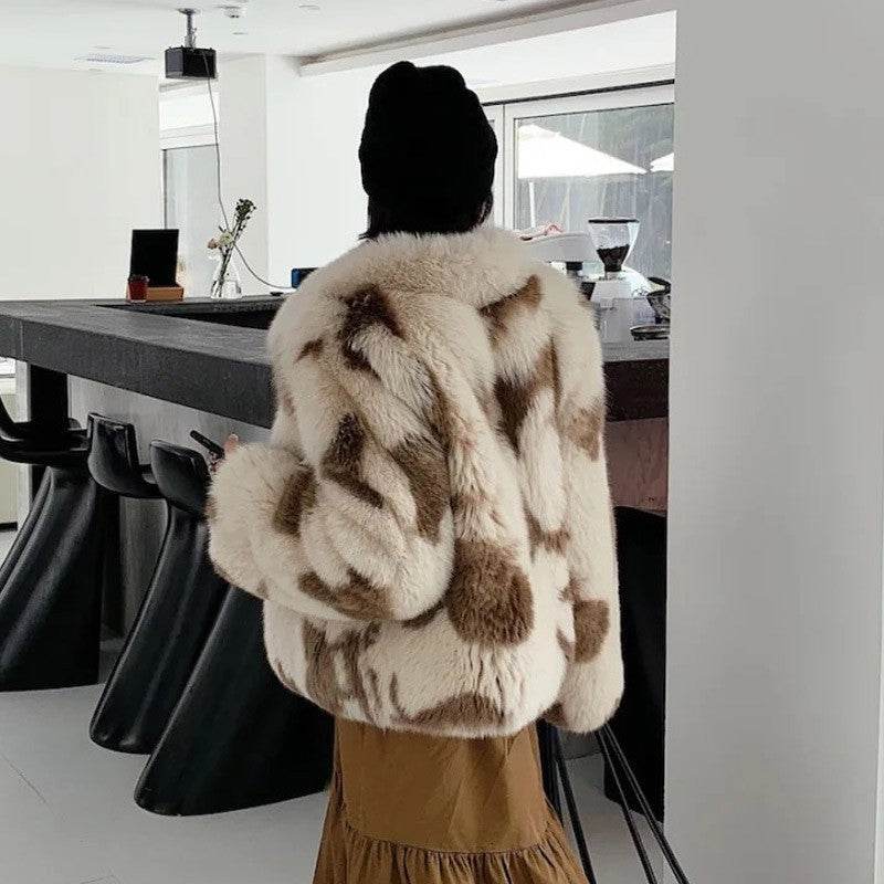 Women's Faux Fur Coat – Modish Winter Warmth in Sweet Style - MODISH X