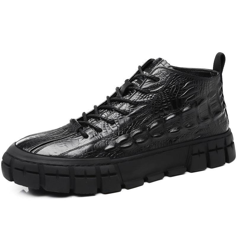 Men’s Autumn/Winter Leather Casual Shoes – Waterproof & Stylish - MODISH X