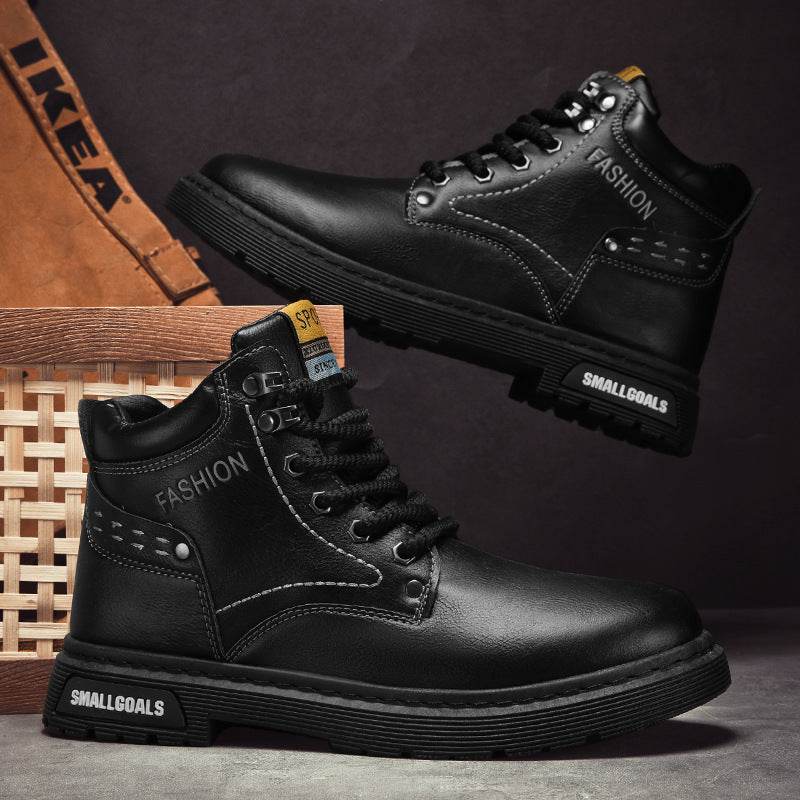 Men's Martin All-Matching Retro Style Leather Boots – Stylish & Comfortable - MODISH X