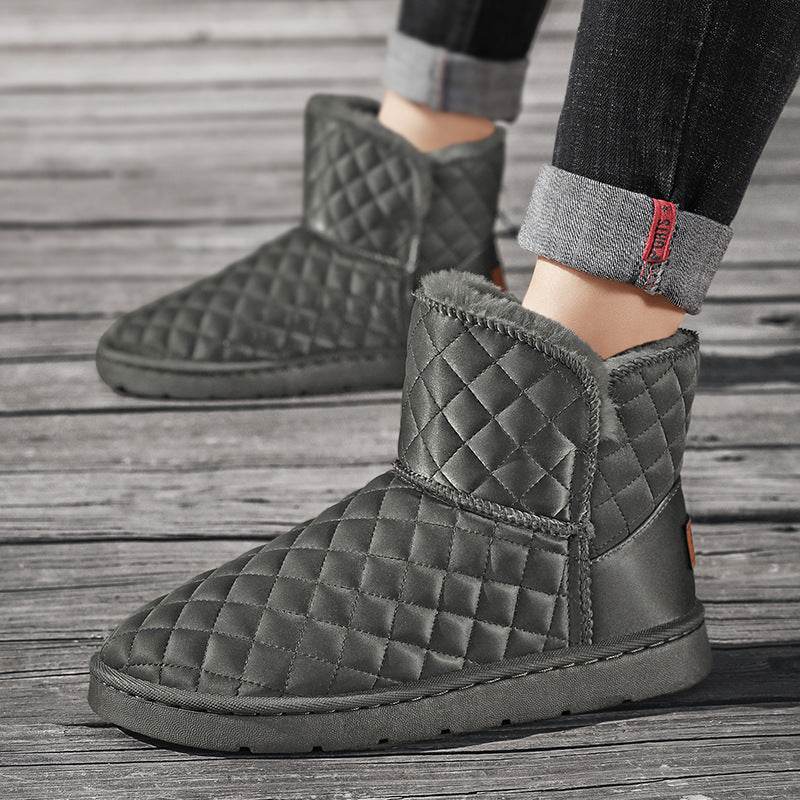 Men’s Waterproof Snow Boots – Genuine Leather Winter Boots - MODISH X