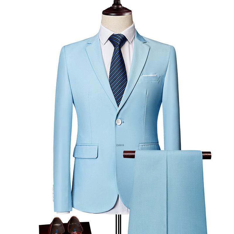 Black Suit for Men – Comfortable Casual Dress Two-Piece Suit - MODISH X