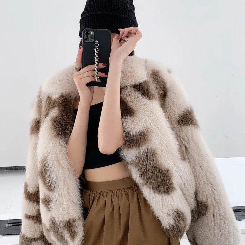 Women's Faux Fur Coat – Modish Winter Warmth in Sweet Style - MODISH X