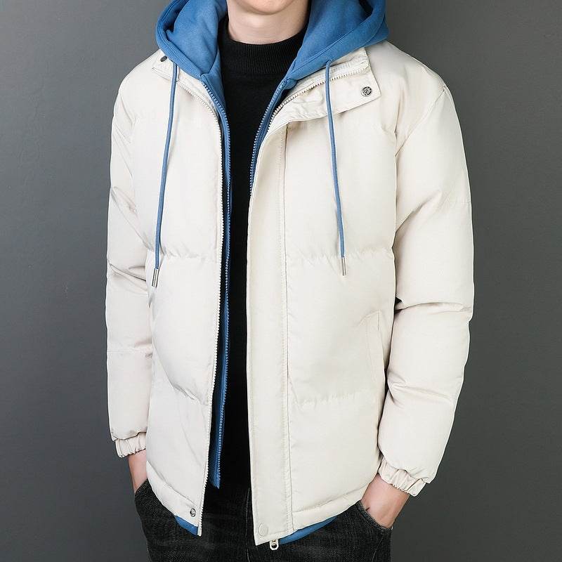 Men’s Windproof Hooded Cotton Jacket – Stylish Warmth for Winters - MODISH X