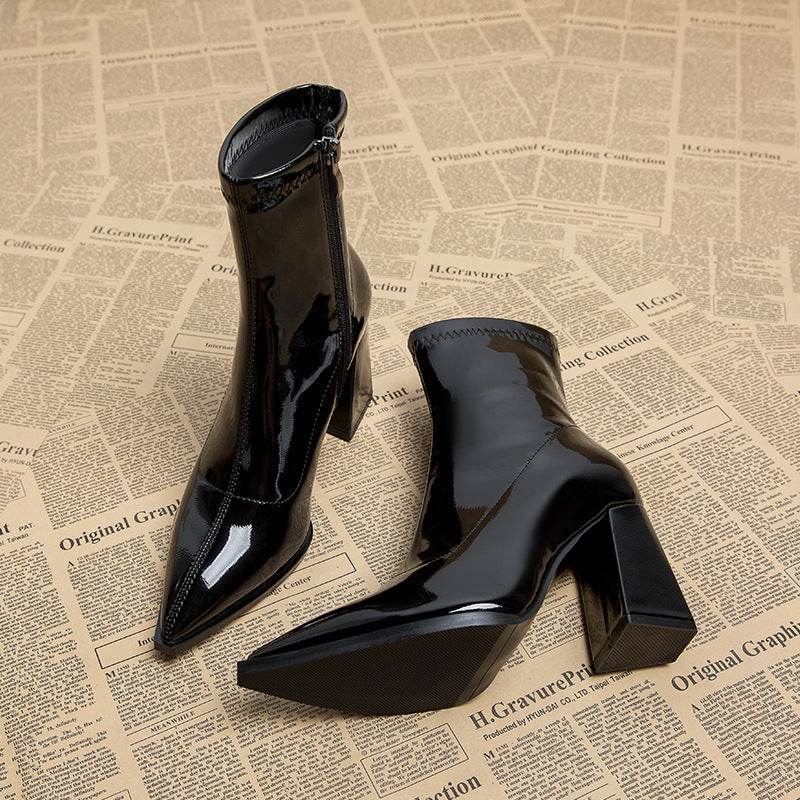 Women’s White Slim Ankle Boots UK – Trendy, Stylish & Autumn-Ready - MODISH X