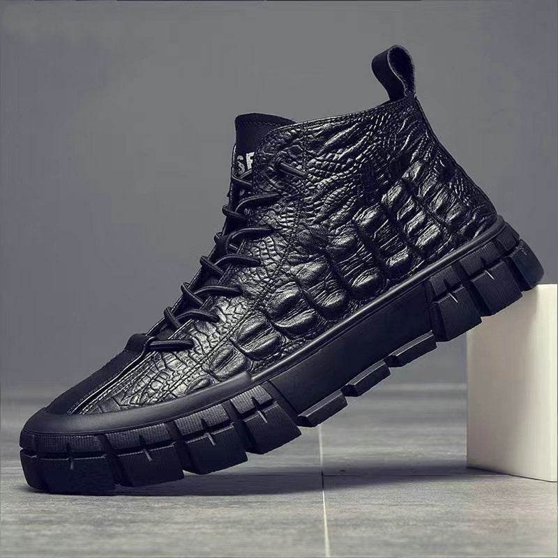 Men’s Autumn/Winter Leather Casual Shoes – Waterproof & Stylish - MODISH X