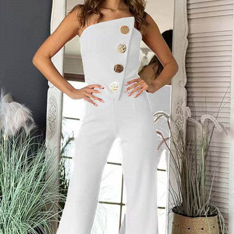 Women’s Best Tube Top Jumpsuit – Chic, Trendy & Versatile - MODISH X