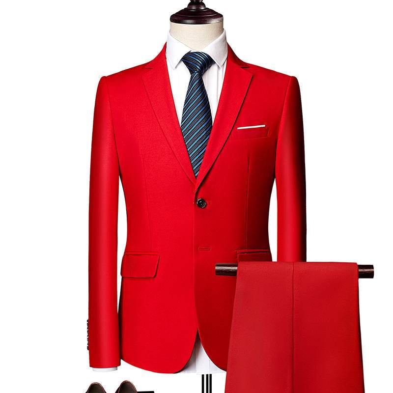 Black Suit for Men – Comfortable Casual Dress Two-Piece Suit - MODISH X