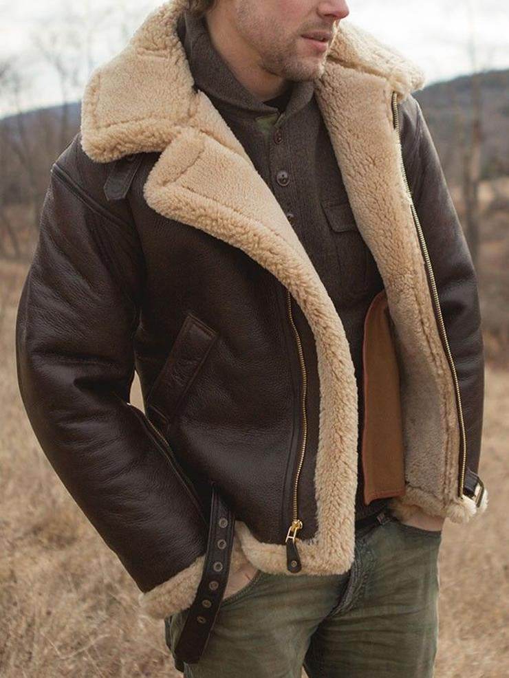 Premium Men’s Faux Fur Jacket – Cozy & Stylish Winter Wear - MODISH X