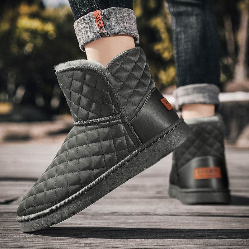 Men’s Waterproof Snow Boots – Genuine Leather Winter Boots - MODISH X