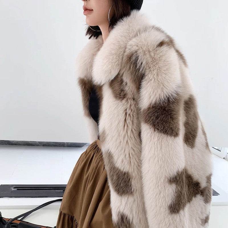 Women's Faux Fur Coat – Modish Winter Warmth in Sweet Style - MODISH X