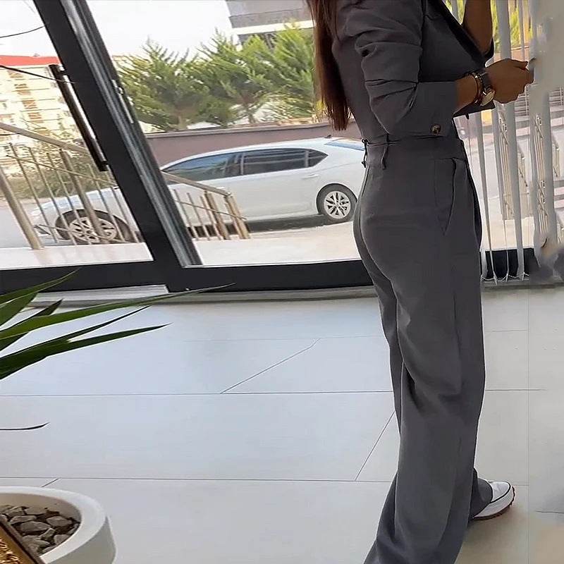 Women's Fashion Tops Casual Pants Suit - MODISH X