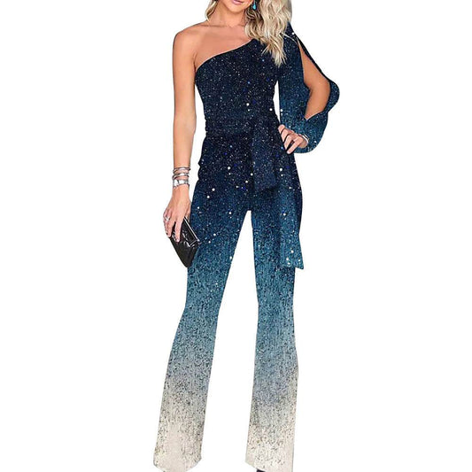 Women’s Printed Wide-Leg Jumpsuit – Stylish & Comfortable - MODISH X
