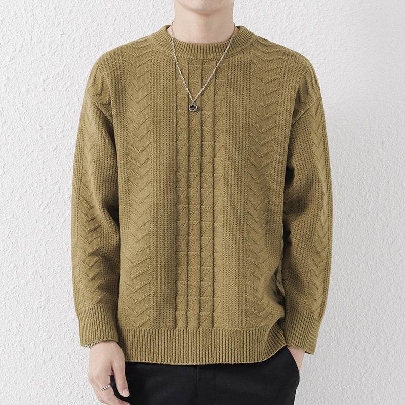 Men’s Sweater Round Neck – Comfortable Knitted Pullover for All Seasons - MODISH X