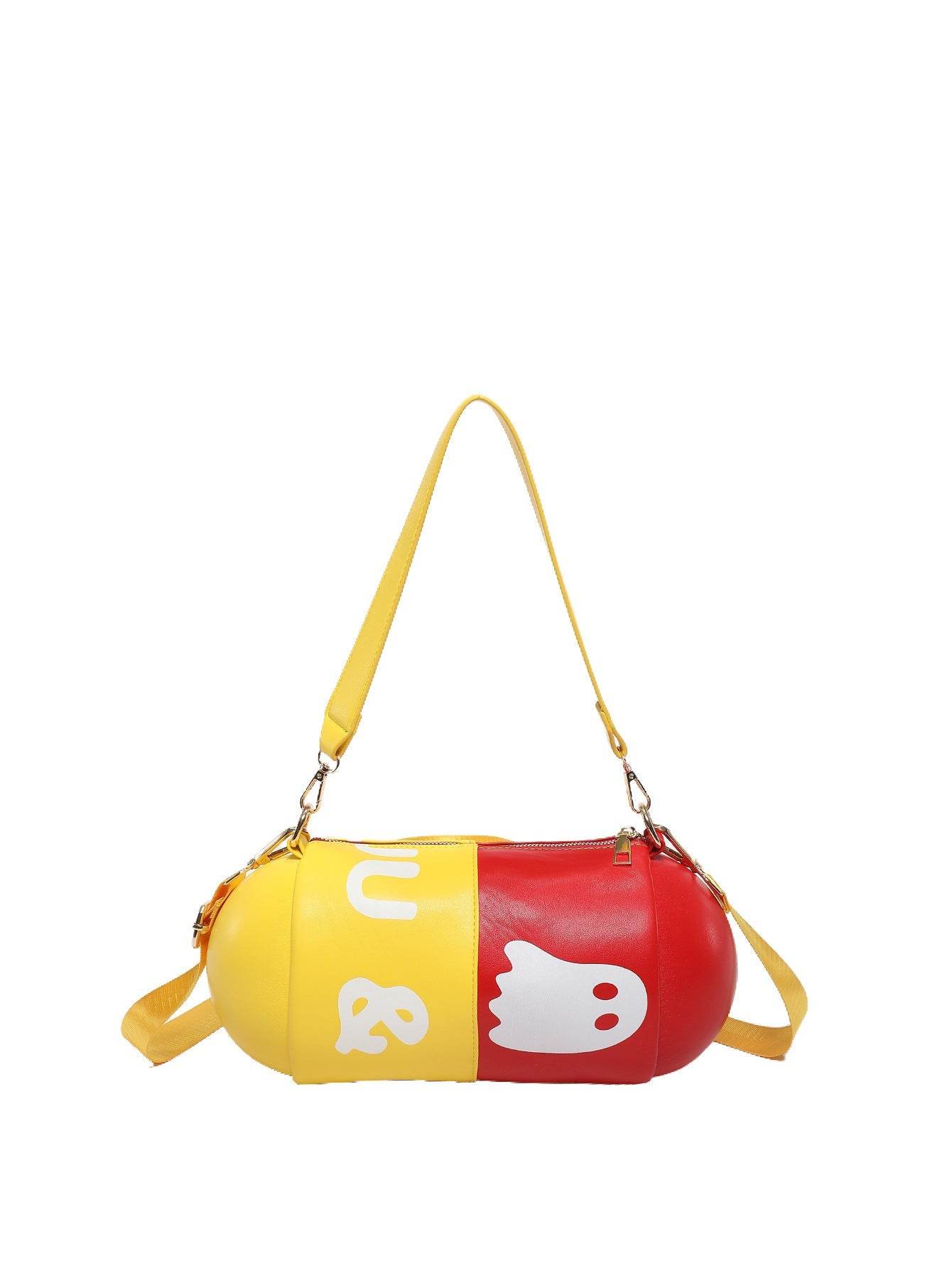 Women’s Contrast Colour Capsule Crossbody Bags – Stylish, Compact & Trendy - MODISH X
