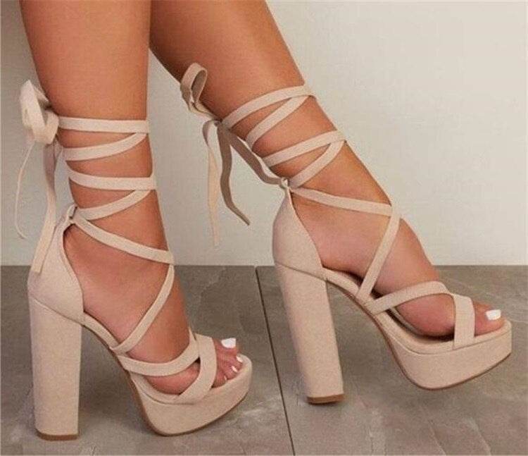Women's Waterproof Shoes – Stiletto High Heel Comfortable Sandals - MODISH X