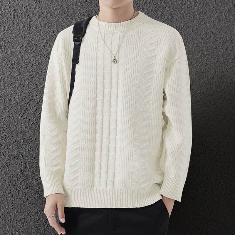 Men’s Sweater Round Neck – Comfortable Knitted Pullover for All Seasons - MODISH X