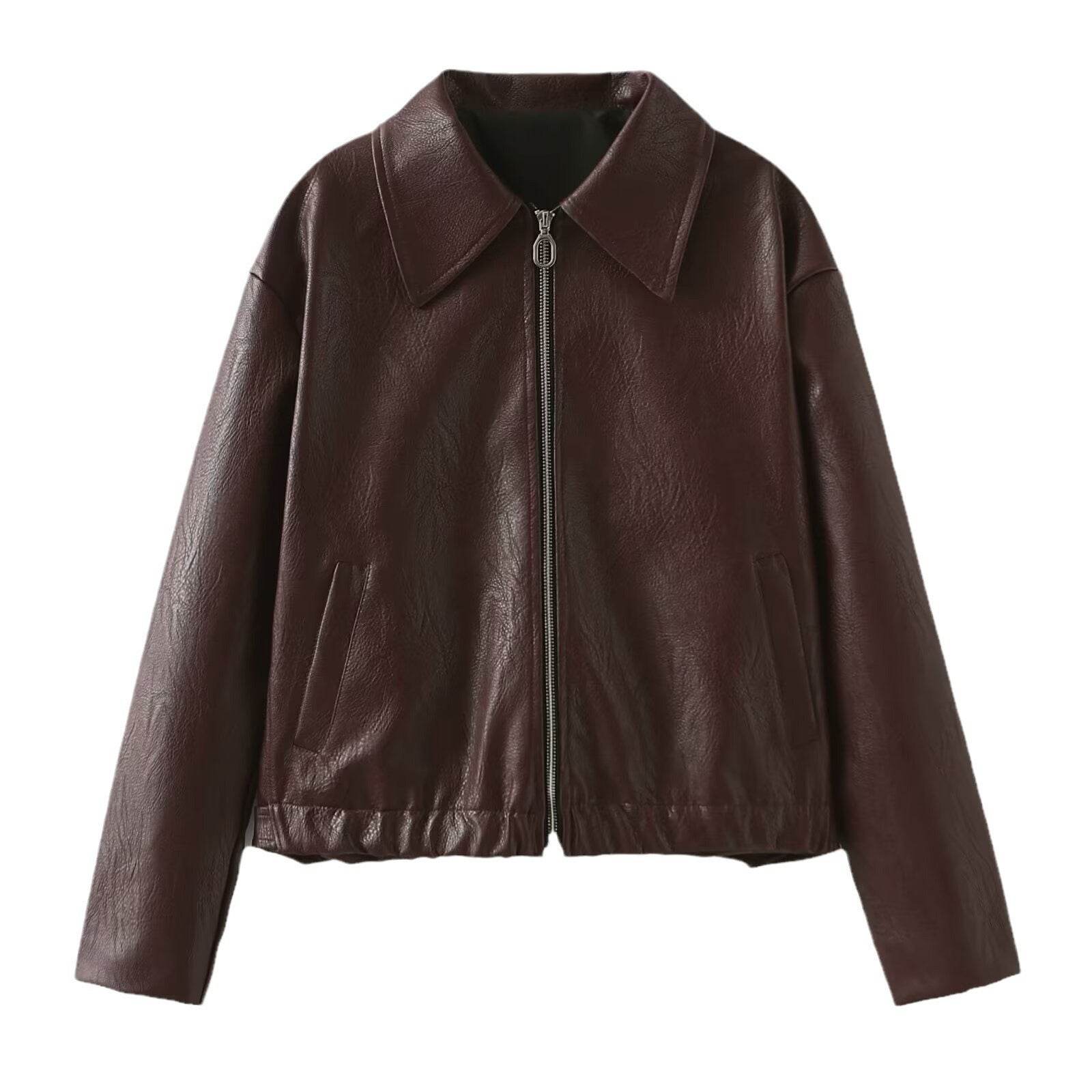 Women’s Imitation Leather Jacket – Edgy, Stylish & Versatile - MODISH X