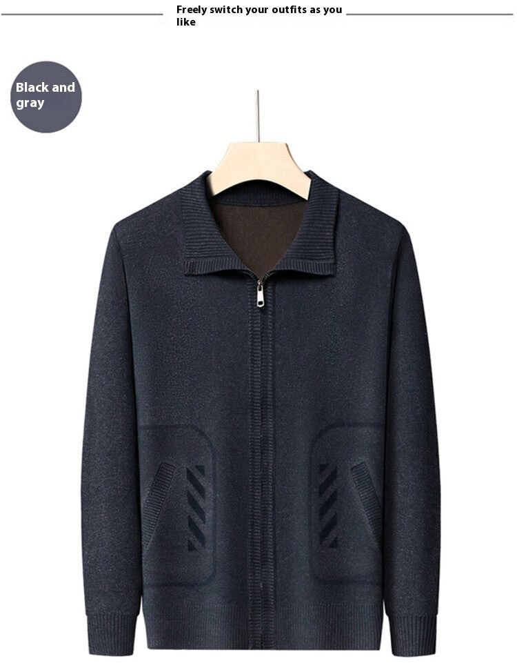 Men’s Knitted Cardigan Coat – Stylish & Comfortable Winter Wardrobe