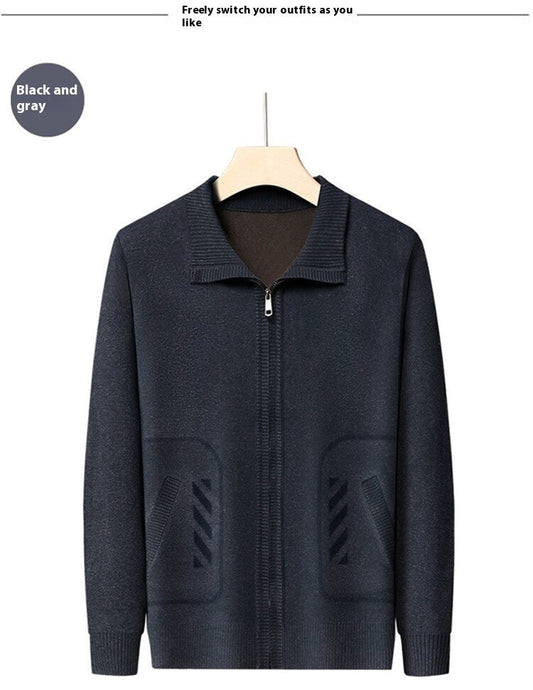 Men’s Knitted Cardigan Coat – Stylish & Comfortable Winter Wardrobe