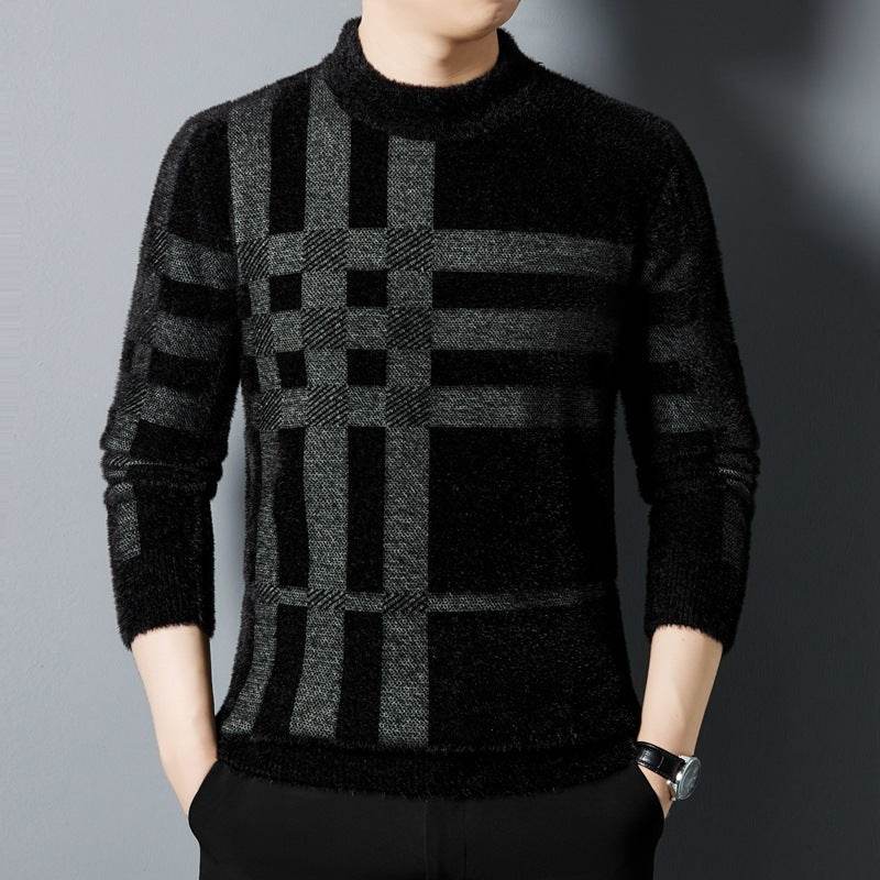 Men’s Striped Sweater – Stylish & Modern Knit Top for Winters - MODISH X