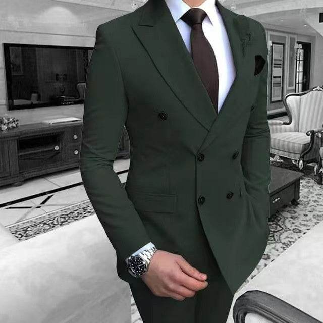 Navy Blue 2-Piece Business Suit – Modish & Slim Fit Wedding Suit - MODISH X