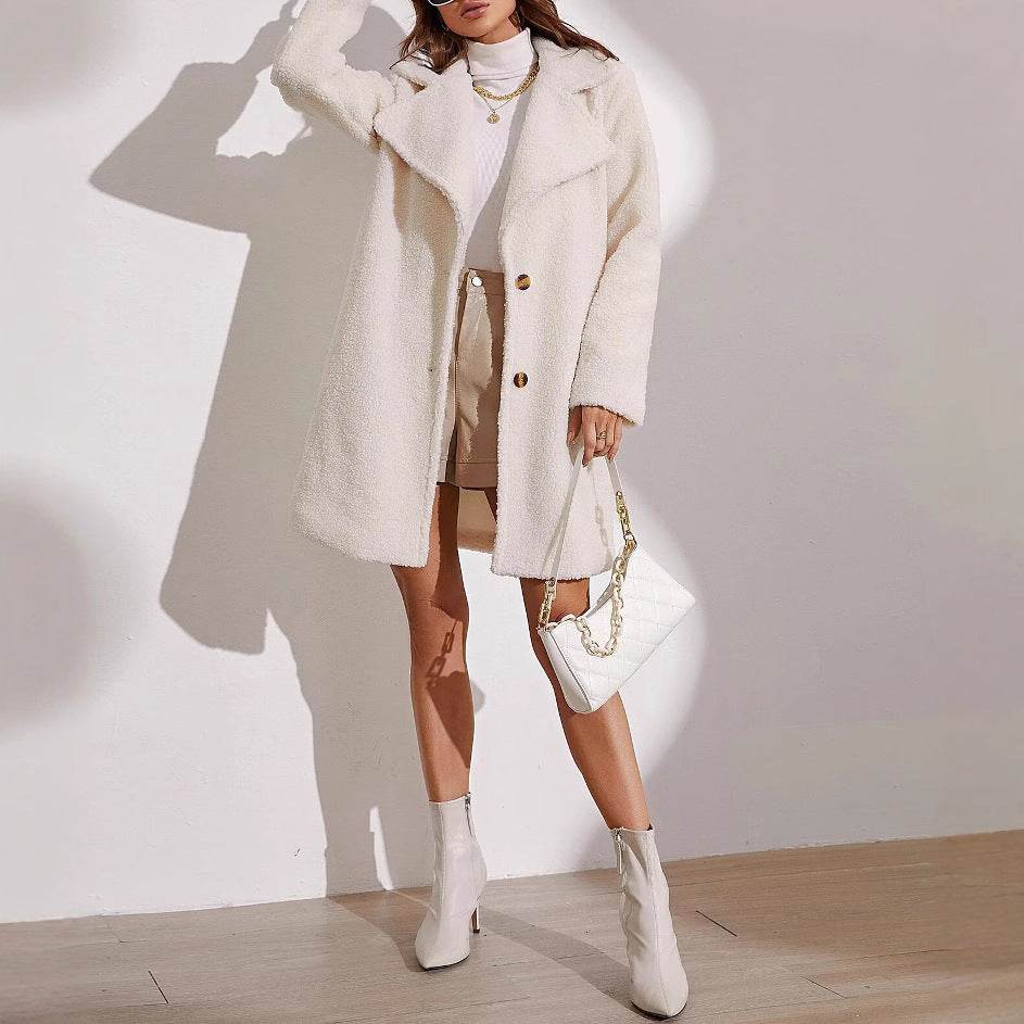 Stylish Women's Long Wool Coat – Modish Winter Warmth with Style - MODISH X