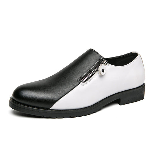 Men’s Double Stitching Business Casual Shoes – Durable & Anti-Slip Soles
