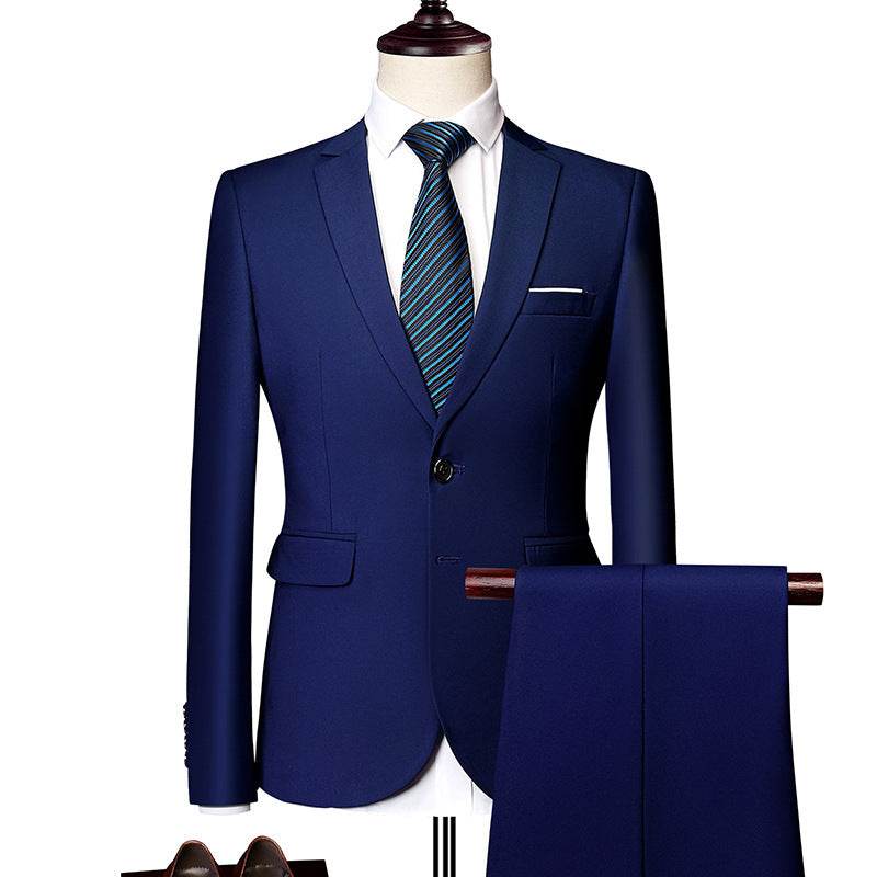 Black Suit for Men – Comfortable Casual Dress Two-Piece Suit - MODISH X