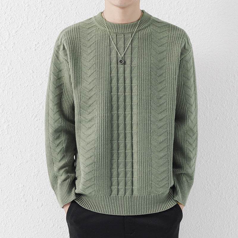 Men’s Sweater Round Neck – Comfortable Knitted Pullover for All Seasons - MODISH X