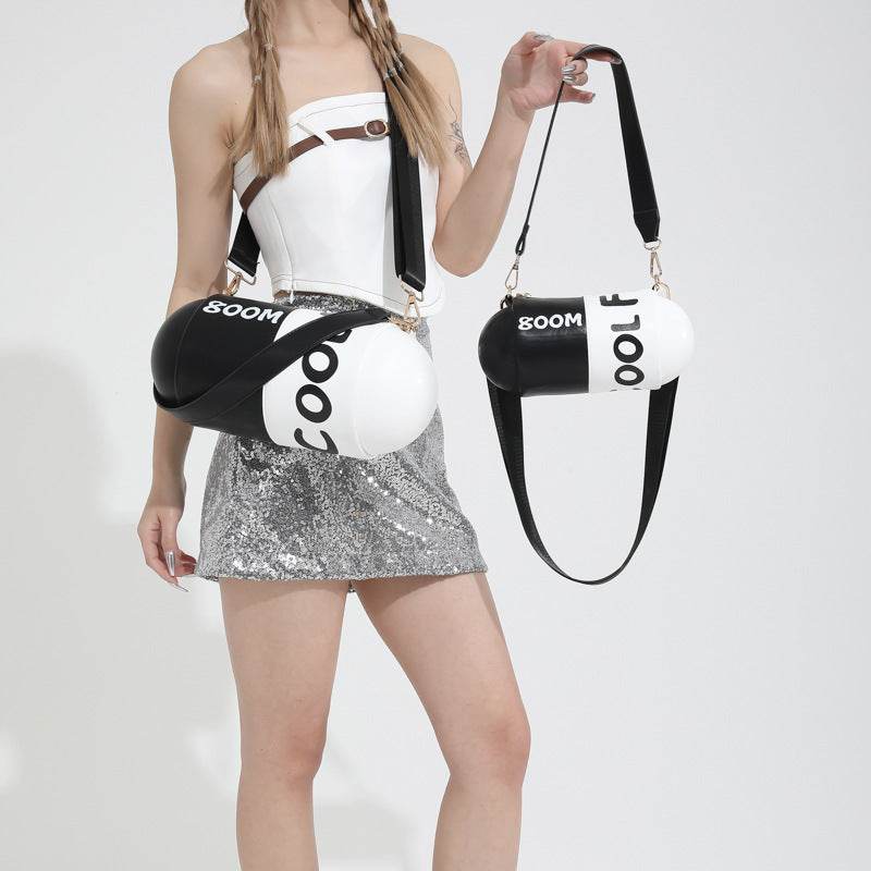 Women’s Contrast Colour Capsule Crossbody Bags – Stylish, Compact & Trendy - MODISH X