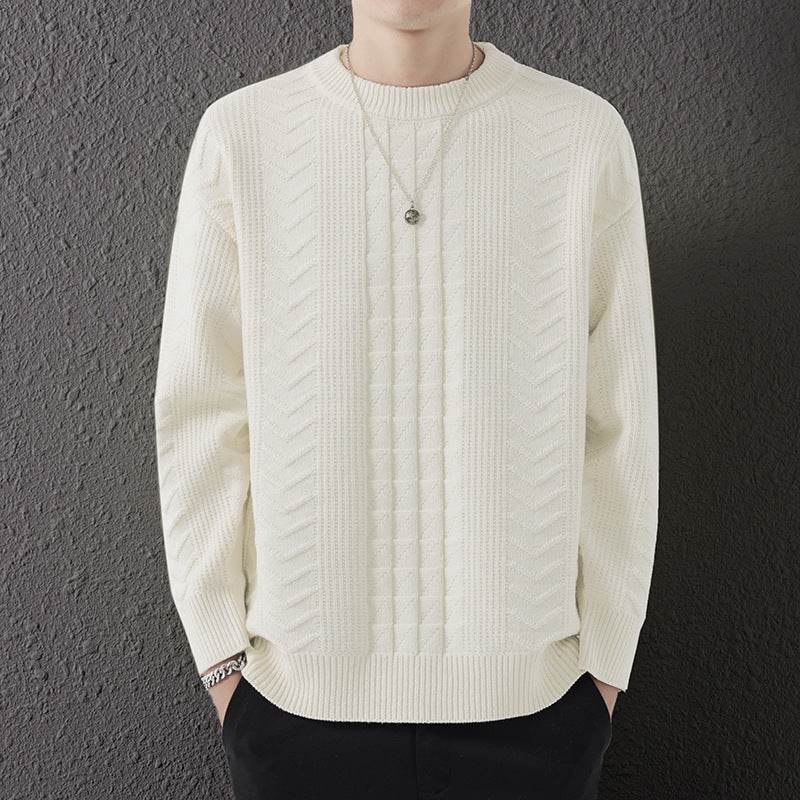 Men’s Sweater Round Neck – Comfortable Knitted Pullover for All Seasons - MODISH X