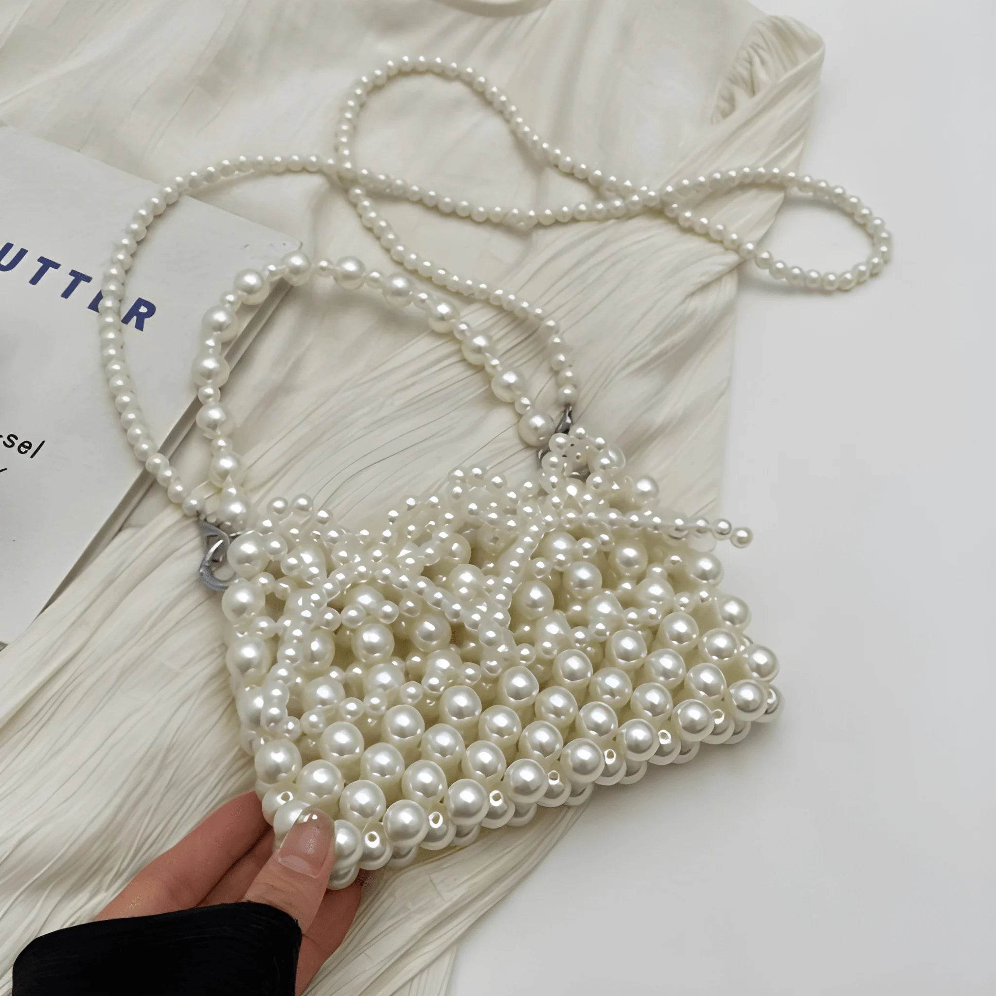 Women's Luxury Pearl Dinner Bags – Elegant Evening Accessory - MODISH X