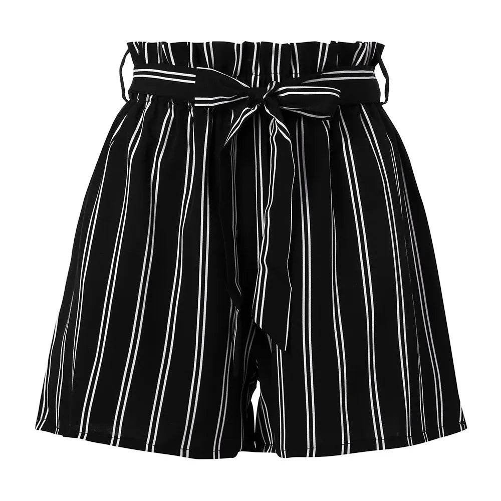 Women’s Plus Size Striped Board Shorts – Stylish Summer Beach Wear - MODISH X