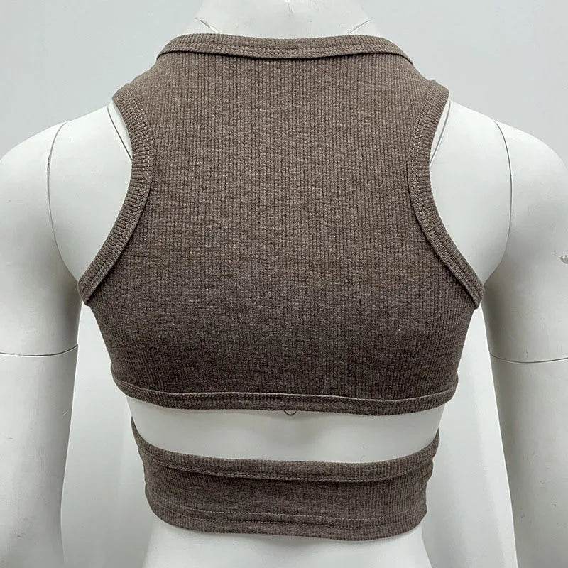 Women’s Summer Solid Color Sleeveless T-Shirt – Chic & Casual Style - MODISH X