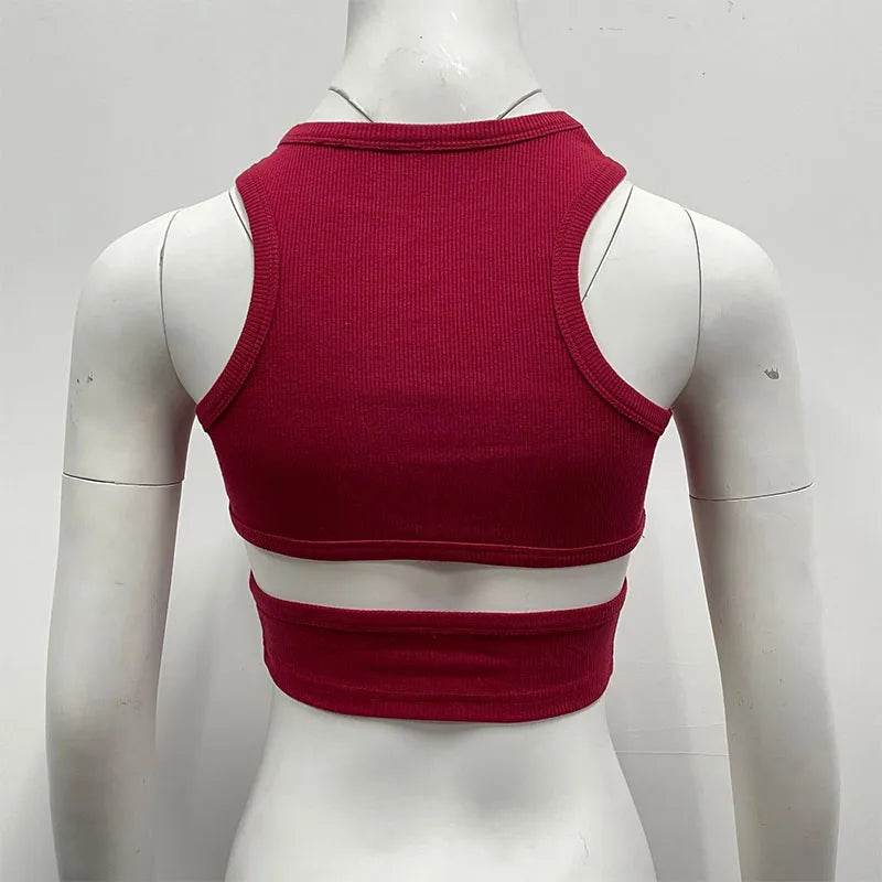 Women’s Summer Solid Color Sleeveless T-Shirt – Chic & Casual Style - MODISH X