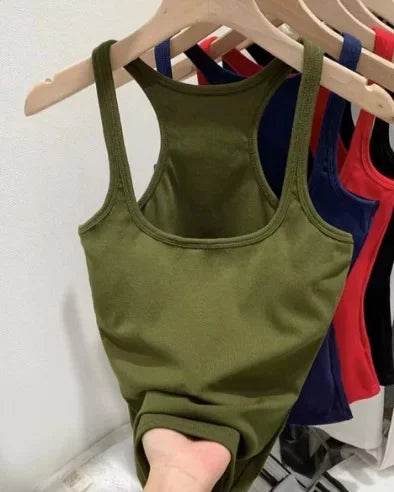Women’s Screw Thread Fitness Tank Top – Summer Activewear - MODISH X