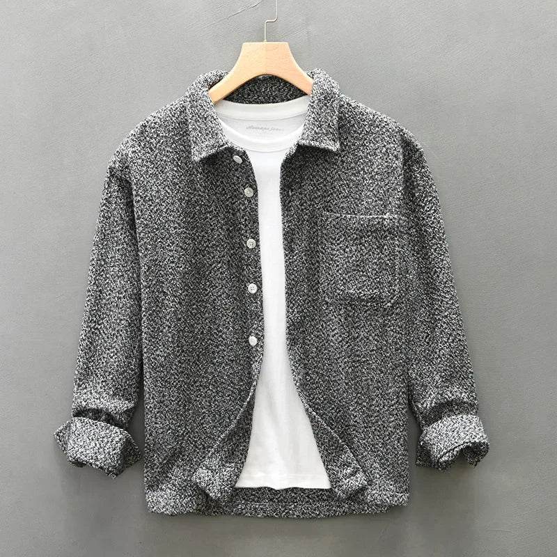 Men’s Casual Shirts – Polo Collar Long Sleeve for Autumn Style - MODISH X