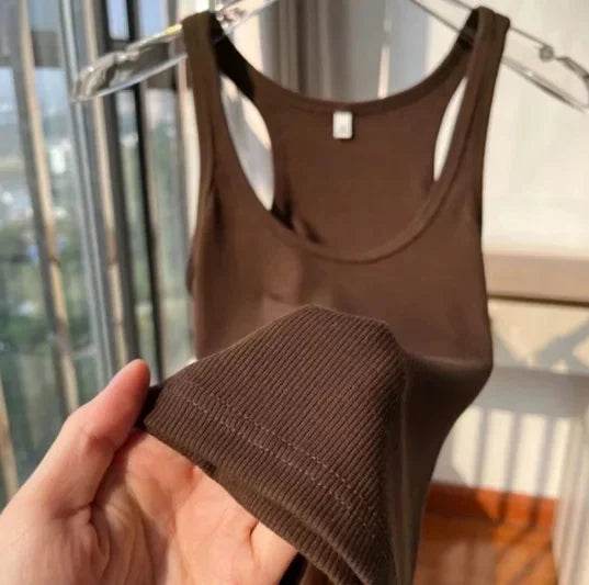 Women’s Screw Thread Fitness Tank Top – Summer Activewear - MODISH X