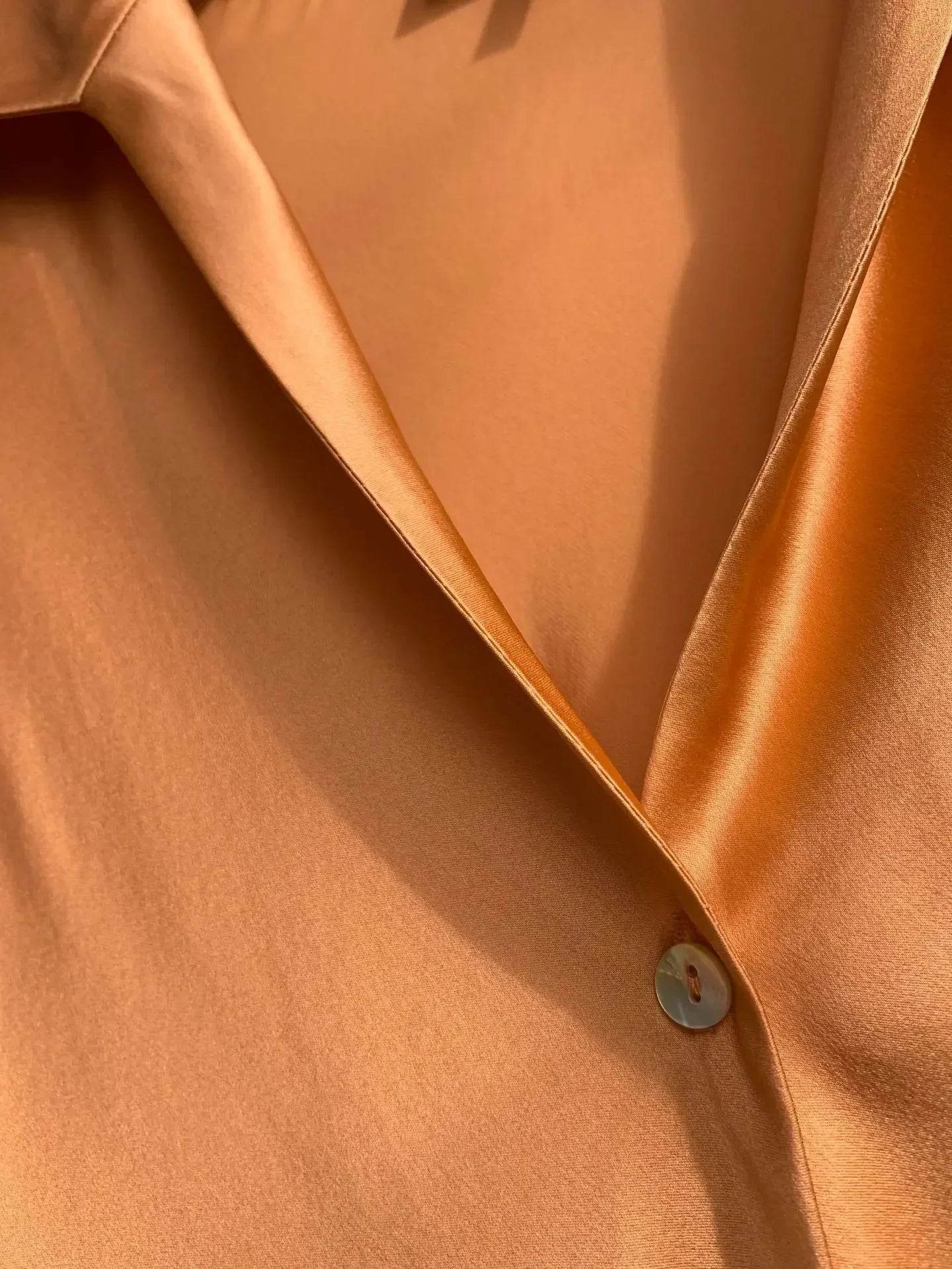 Women’s Nanfu True Silk V-Neck Shirt – Slimming Summer Fit - MODISH X